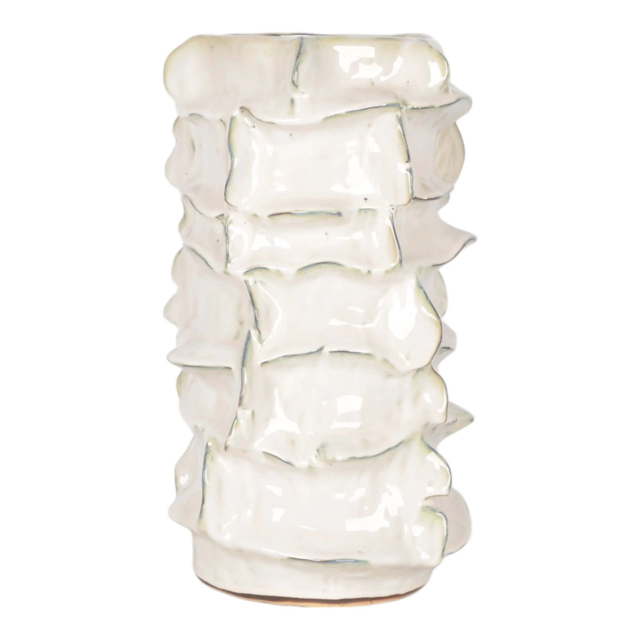 Vase Alta Blanca Leoben De 17